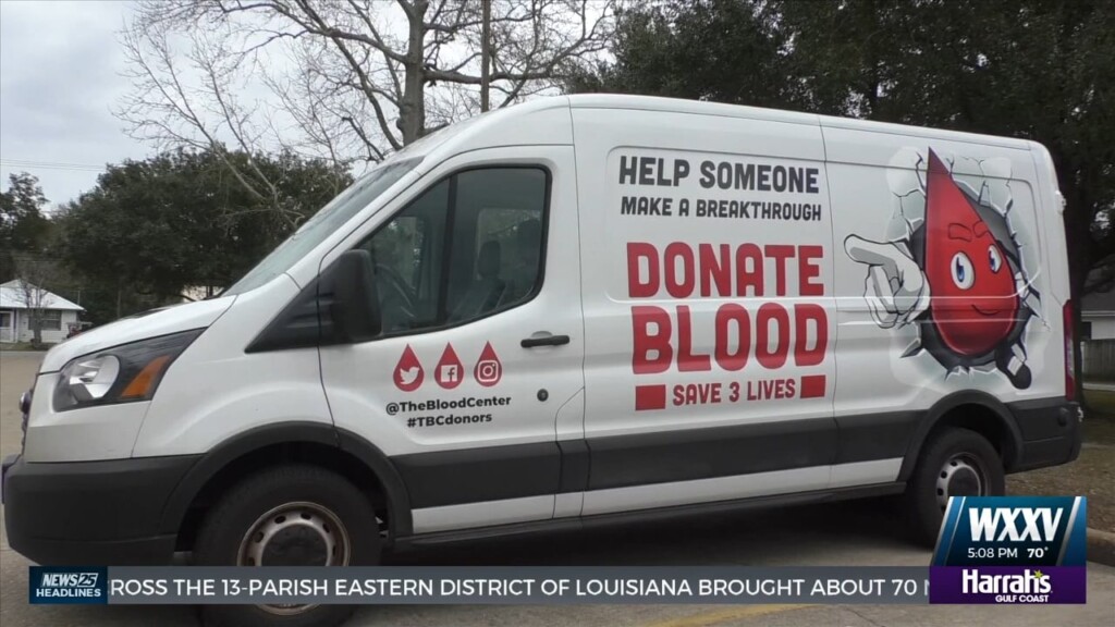 Blood Center And Singing River Team Up To Hold Blood Drive In Pascagoula