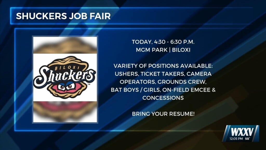 Biloxi Shuckers Hosting Job Fair Today