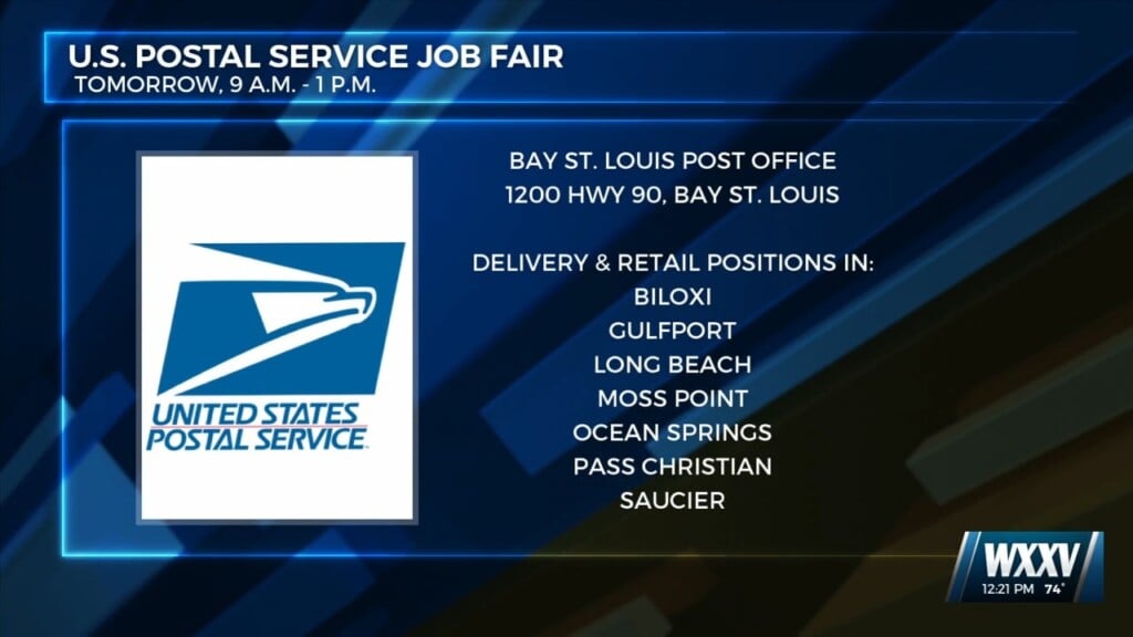 U.s. Postal Service Job Fair Tomorrow In Bay St. Louis