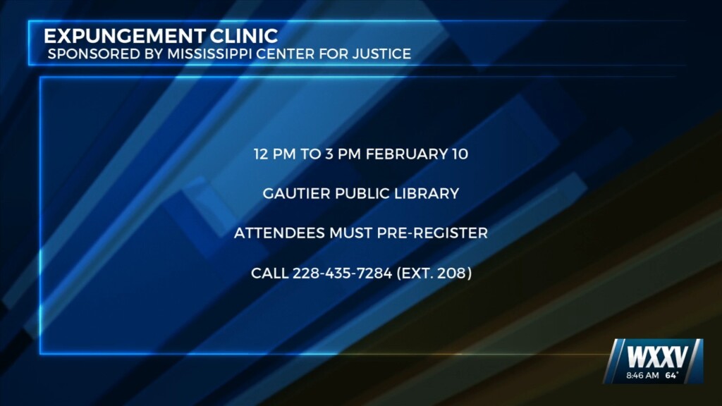 Mississippi Center For Justice Hosting Expungement Clinic