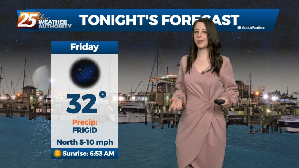 1/13 Brittany's "cold End To The Workweek" Friday Night Forecast