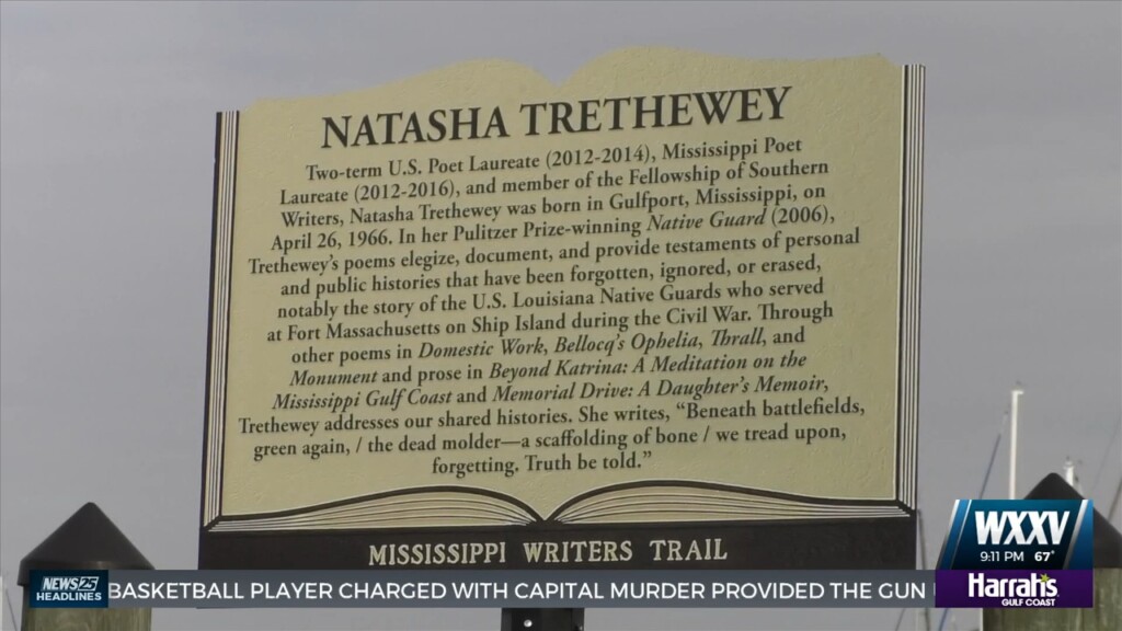 Award Winning Author Natasha Trethewey Honored With Trail Marker In Gulfport