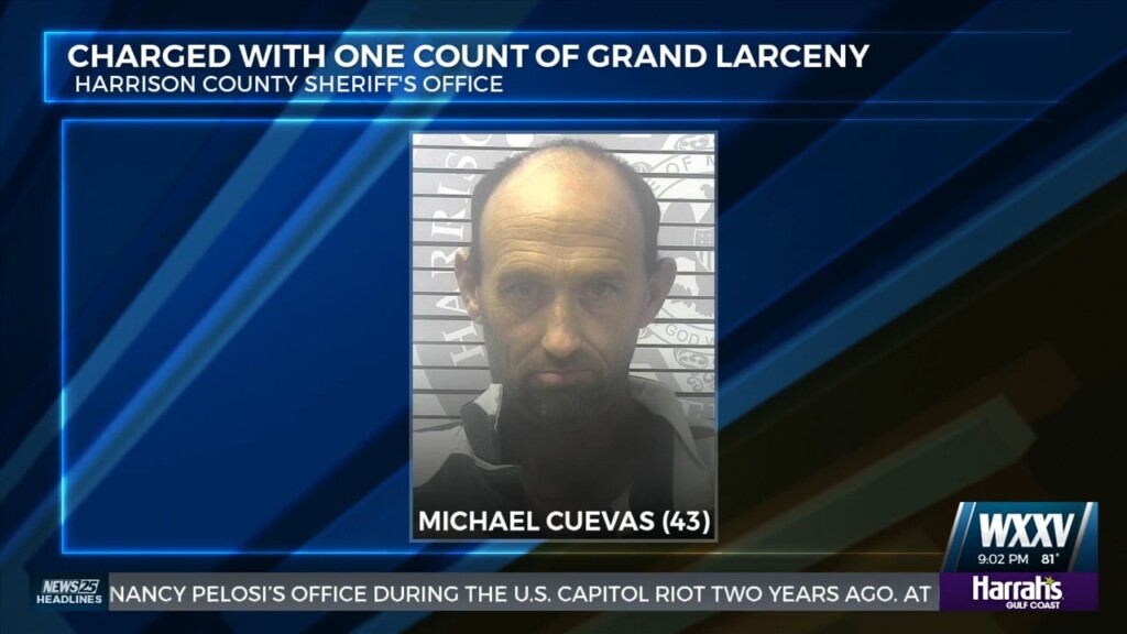 Charged With One Count Of Grand Larceny