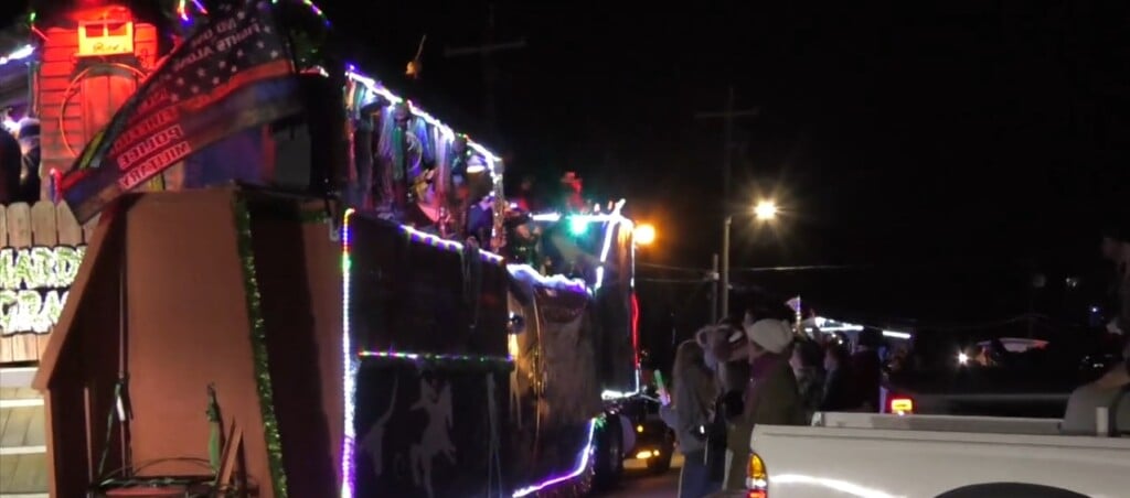 Over 65 Floats Rolled Down The Streets For The Ocean Springs Night Parade