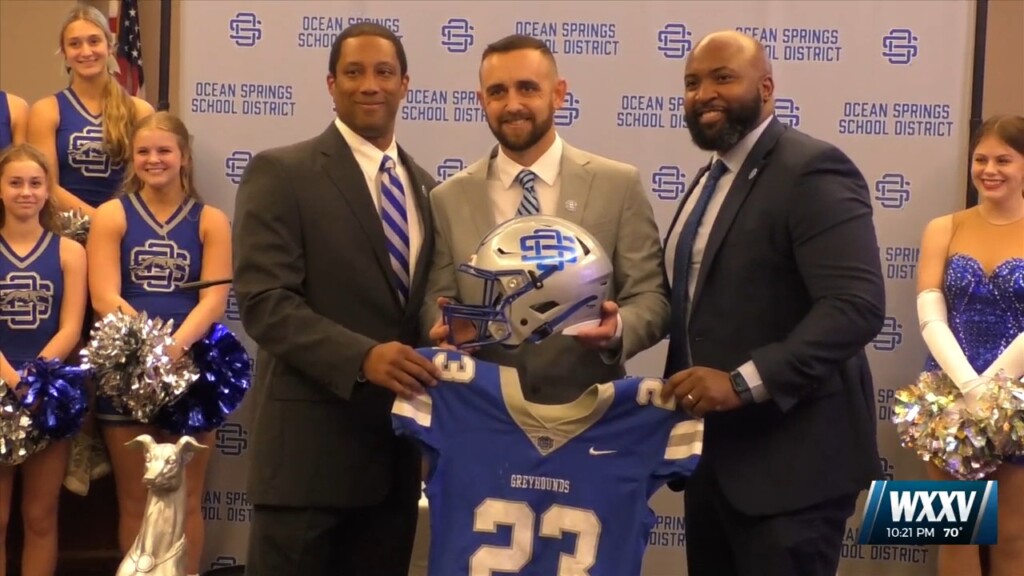 Jake Bramlett Officially Introduced As Ocean Springs Head Football Coach