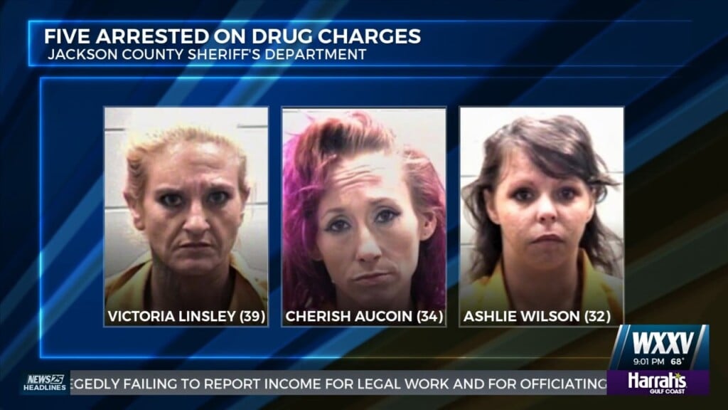 Five Arrested On Drug Charges In Jackson County
