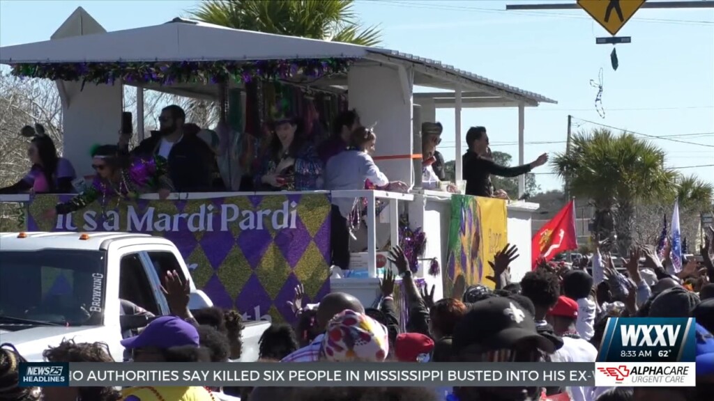 Community Celebrates At The Jackson County Carnival Association Mardi Gras Parade