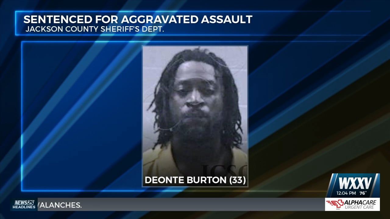 Jackson County man sentenced for aggravated assault - WXXV News 25