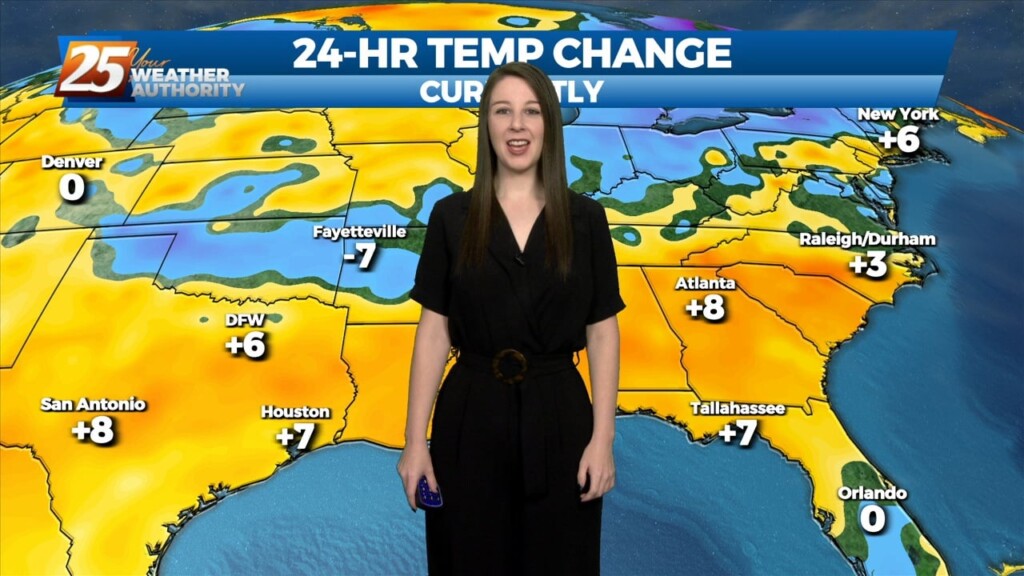 2/20 Brittany's "warm" Monday Night Forecast