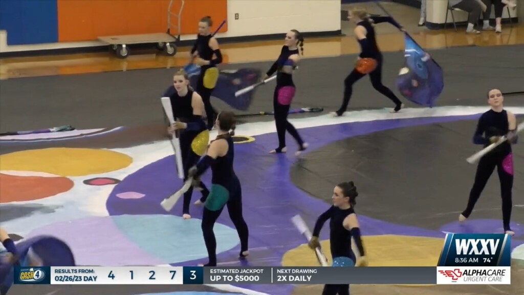 Winter Guard Teams Compete For Spot At World Championships