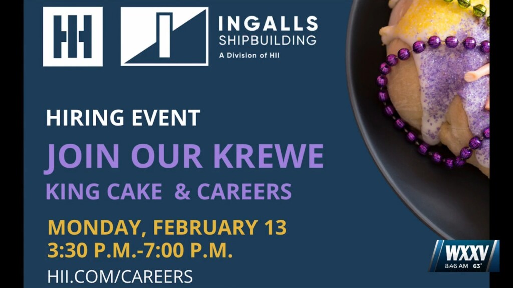 Ingalls Hosting ‘join Our Krewe: King Cake And Careers’ Hiring Event
