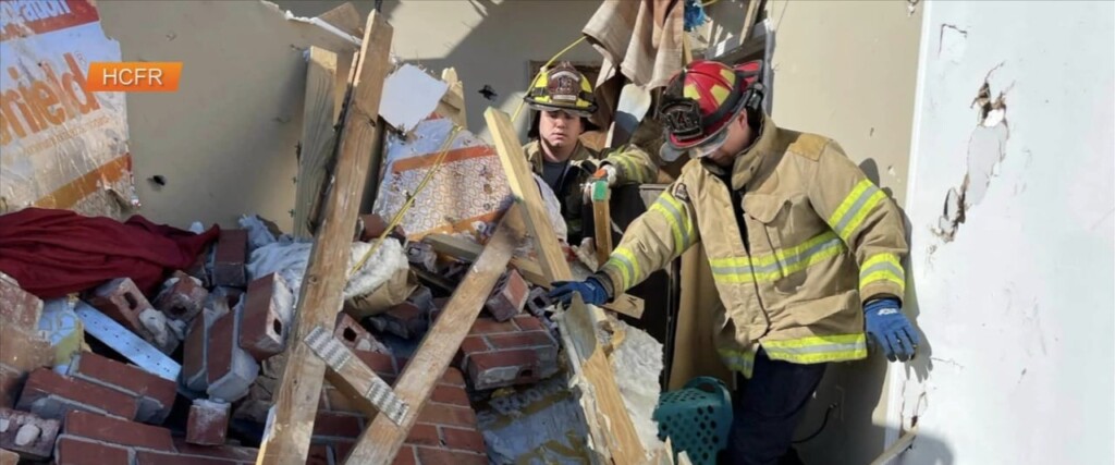 Harrison County Fire Rescue Team Helps Tornado Victims