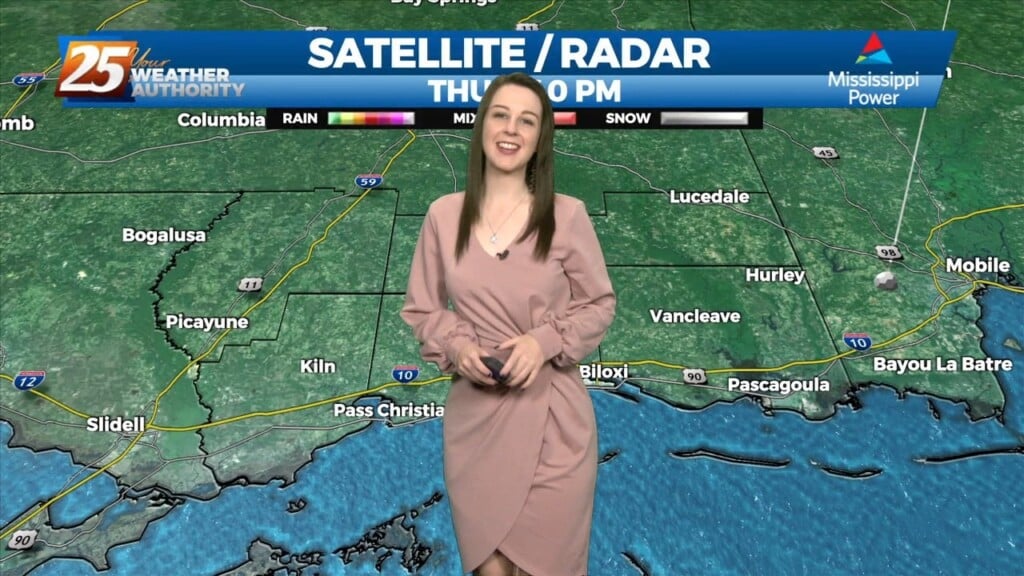 3/30 Brittany's "beautiful" Thursday Evening Forecast