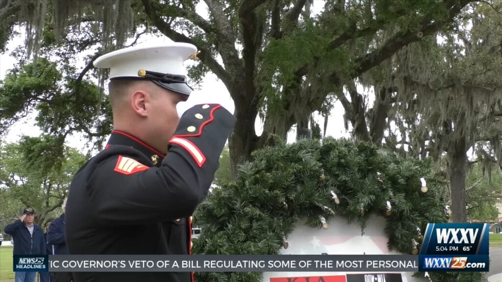 Honoring Vietnam Veterans At Remembrance Ceremony In Biloxi