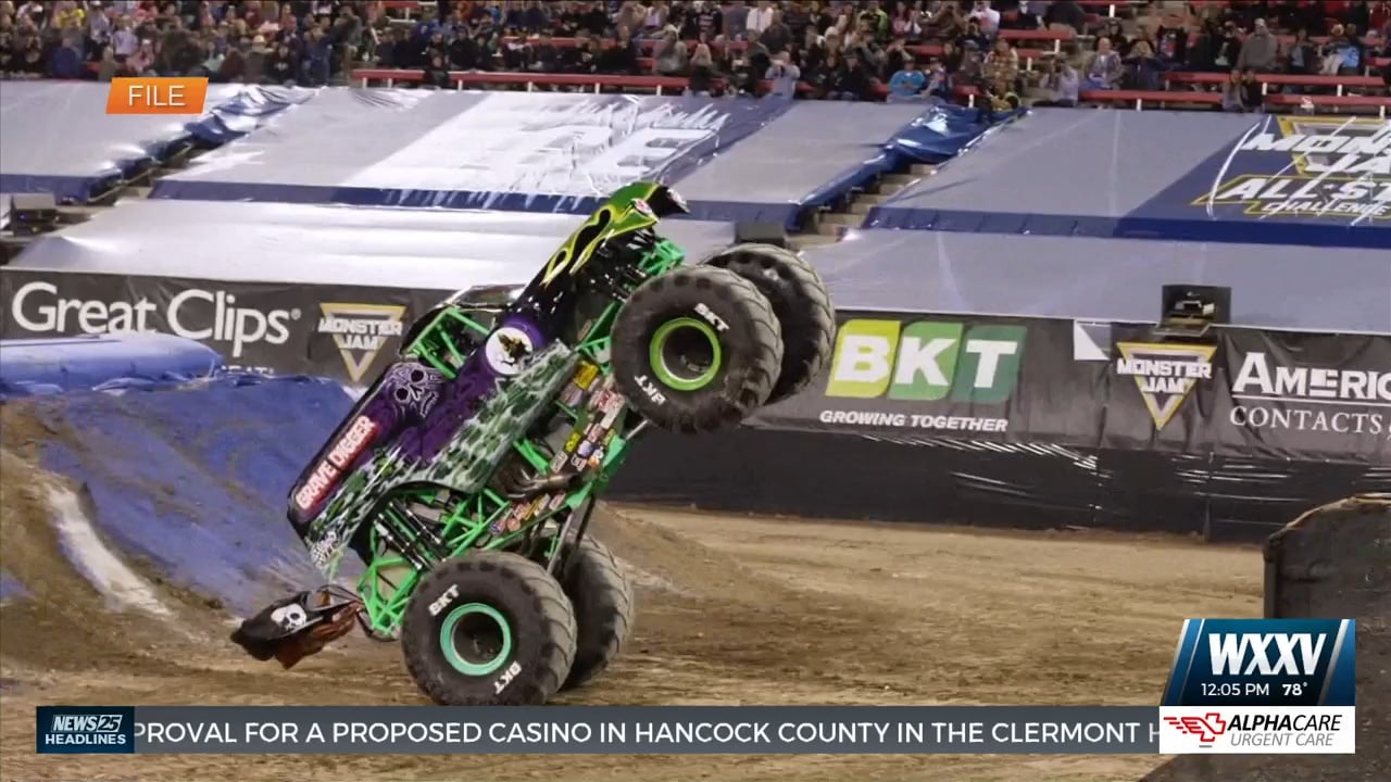 Monster Jam roars back into Biloxi at the Coast Coliseum WXXV News 25