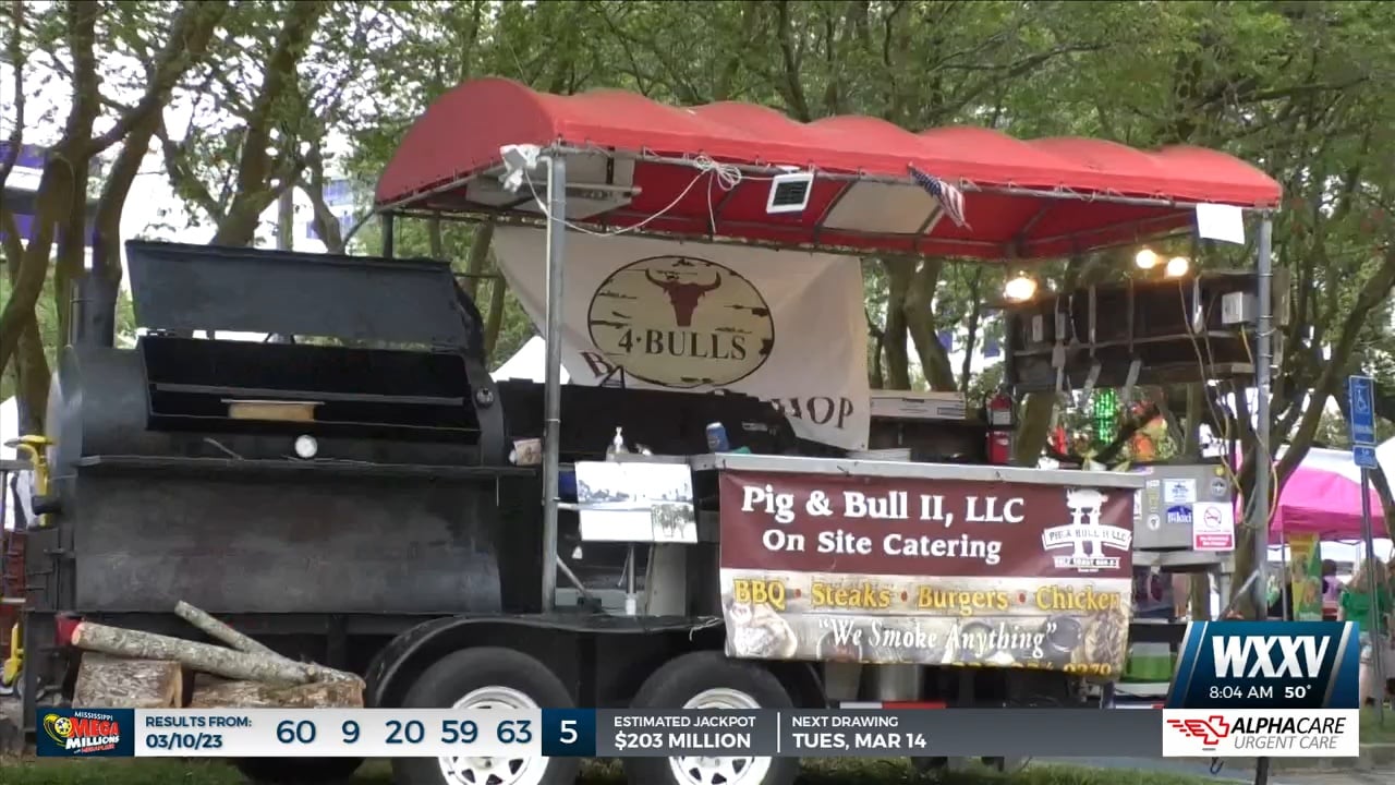 Coast residents enjoy good BBQ at Grillin’ on the Green in Biloxi