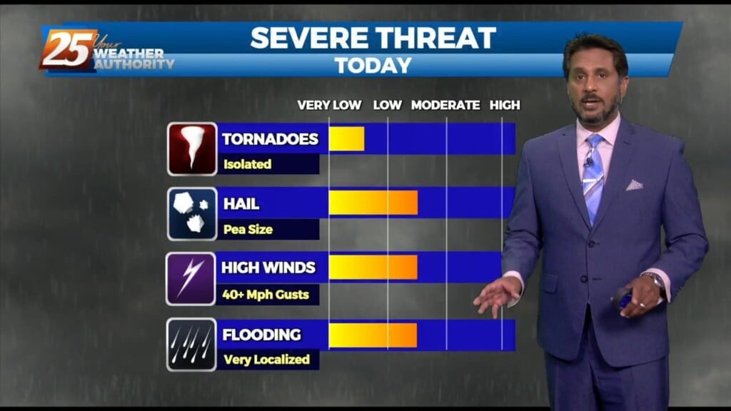 3/28 The Chief's "low End Severe Threat" Tuesday Morning Forecast