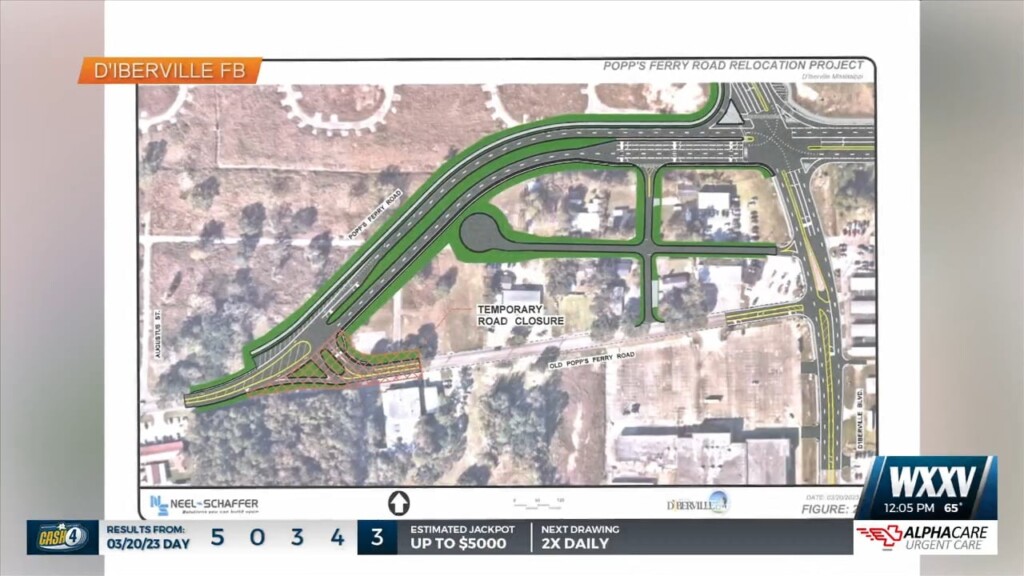 D’iberville Finishing Final Portion Of Popp’s Ferry Road