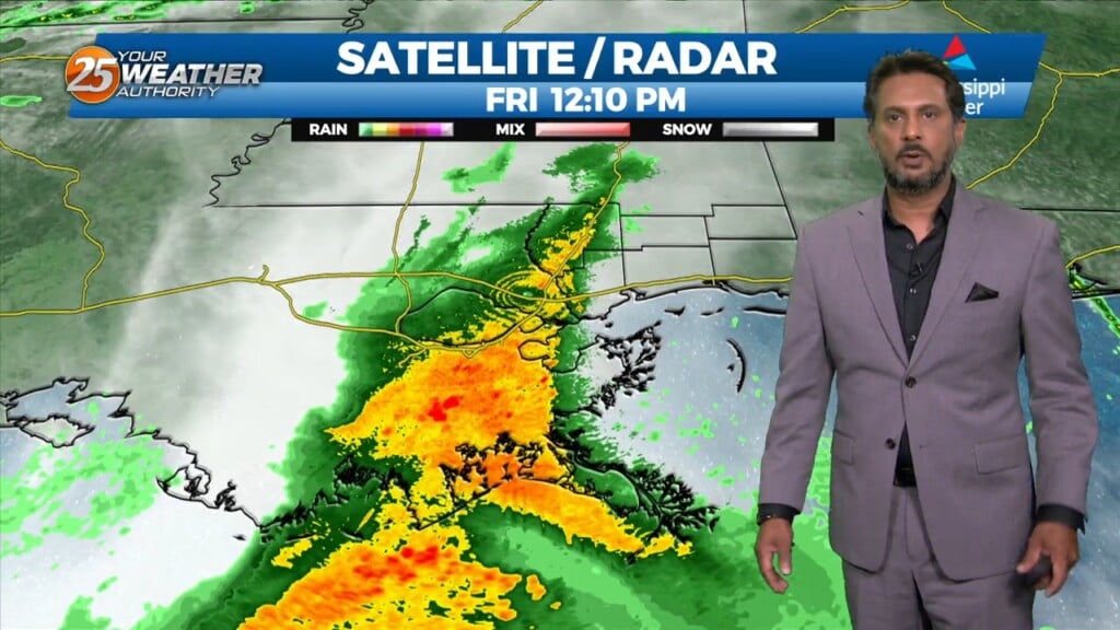 4/21 The Chief's "showers With A Few T Storms" Friday Afternoon Forecast