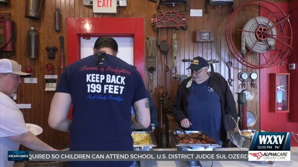 Friends Of Firefighters Holds Breakfast At The Kitchen Table Event At Biloxi Fire Museum