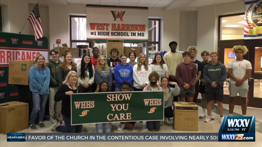 West Harrison High Sends Donations To Rolling Fork