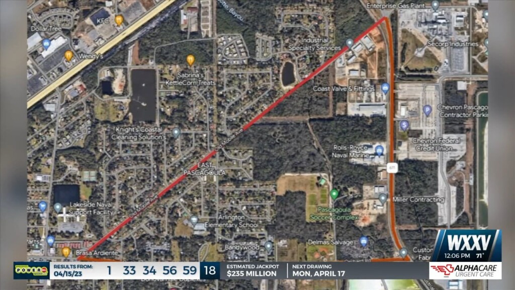 Old Mobile Avenue In Pascagoula Closes For Drainage Work