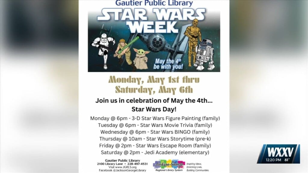 Gautier, Pascagoula Libraries Celebrate Star Wars Week
