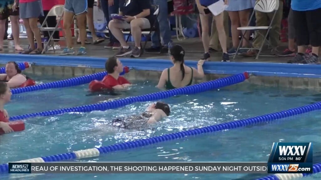 Swimmers Compete In 2023 Special Olympics Qualifying Swim Meet In Ocean Springs
