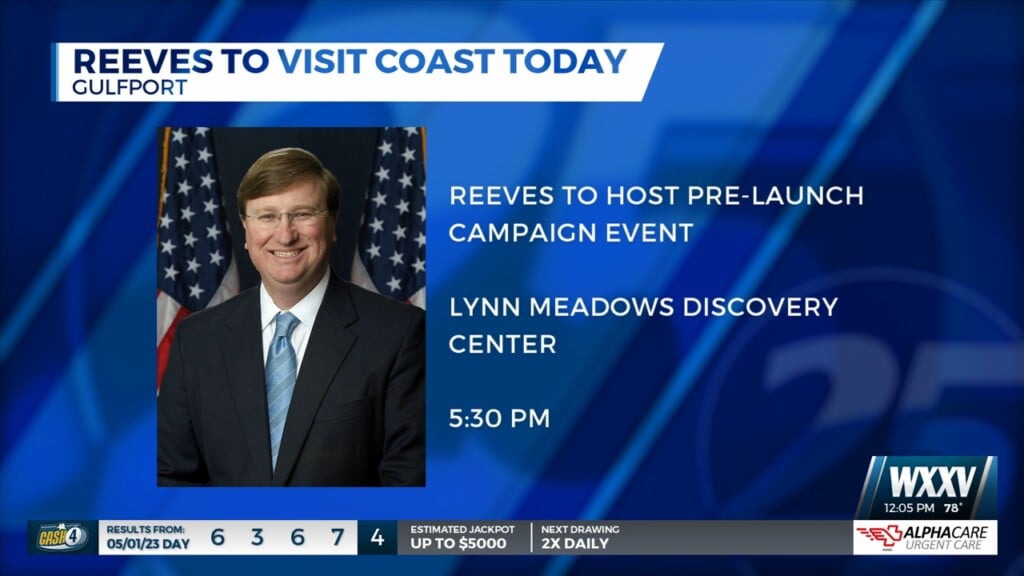 Governor Reeves To Host Pre Launch Campaign Event At Lynn Meadows Tonight