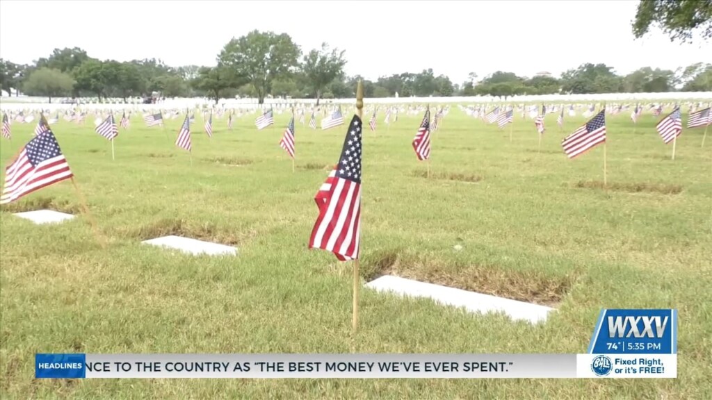 Honoring The Fallen At The Biloxi National Cemetery