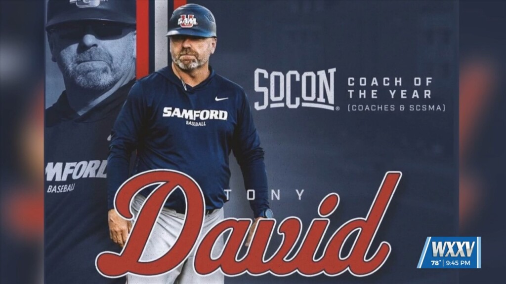 St. Martin Alum/ Samford Baseball’s Tony David Named Southern Conference Coach Of The Year