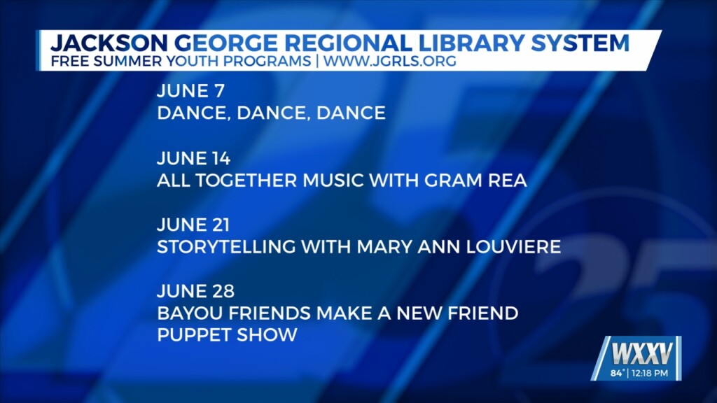 Summer Library Programs At Jackson George Regional System
