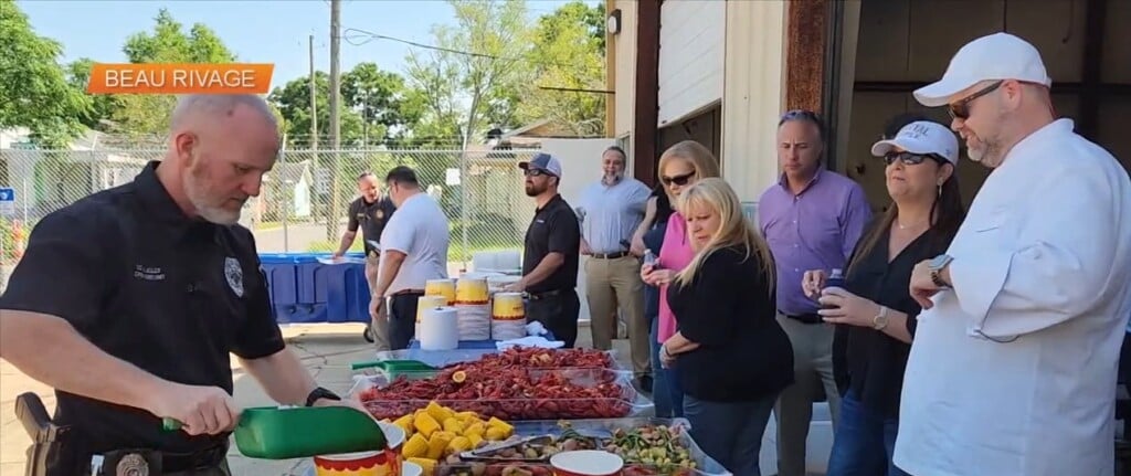 Beau Rivage Holds Crawfish Boil In Honor Of Officer Robert Mckeithen