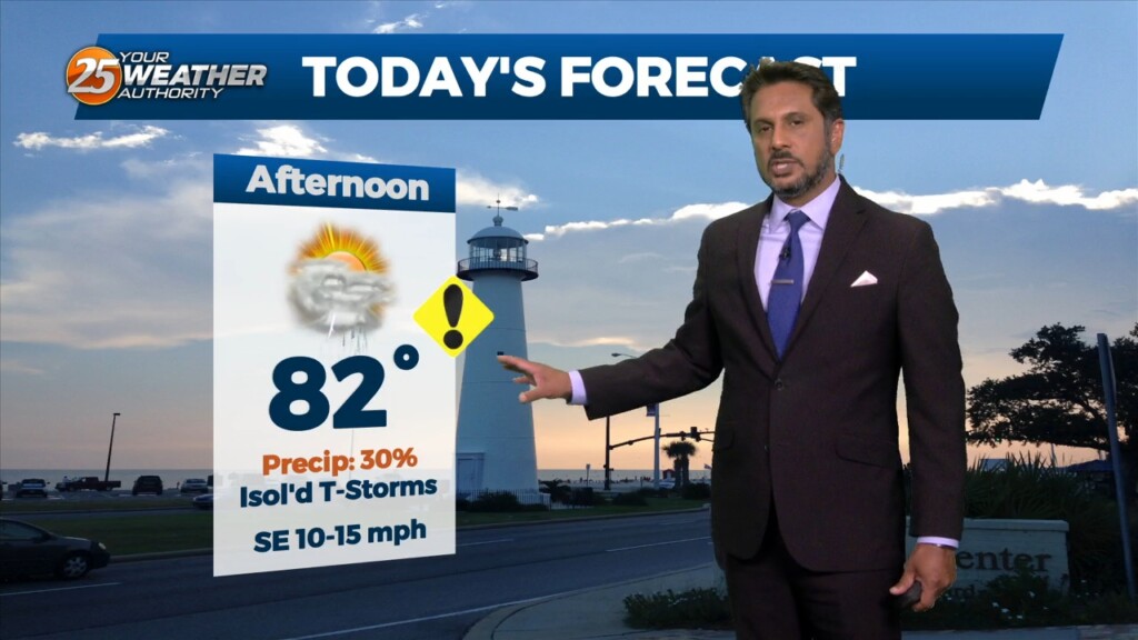 5/11 The Chief's "scattered T Storms" Thursday Afternoon Forecast