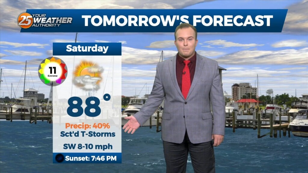 5/19 Jeff Vorick's "mainly Dry" Friday Evening Forecast