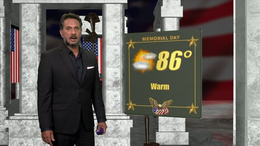 5/26 The Chief's "absolutely Beautiful Afternoon" Memorial Day Weekend Forecast