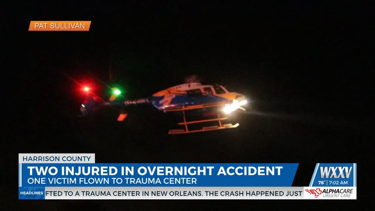 Two injured in one-vehicle accident on I-10 - WXXV News 25