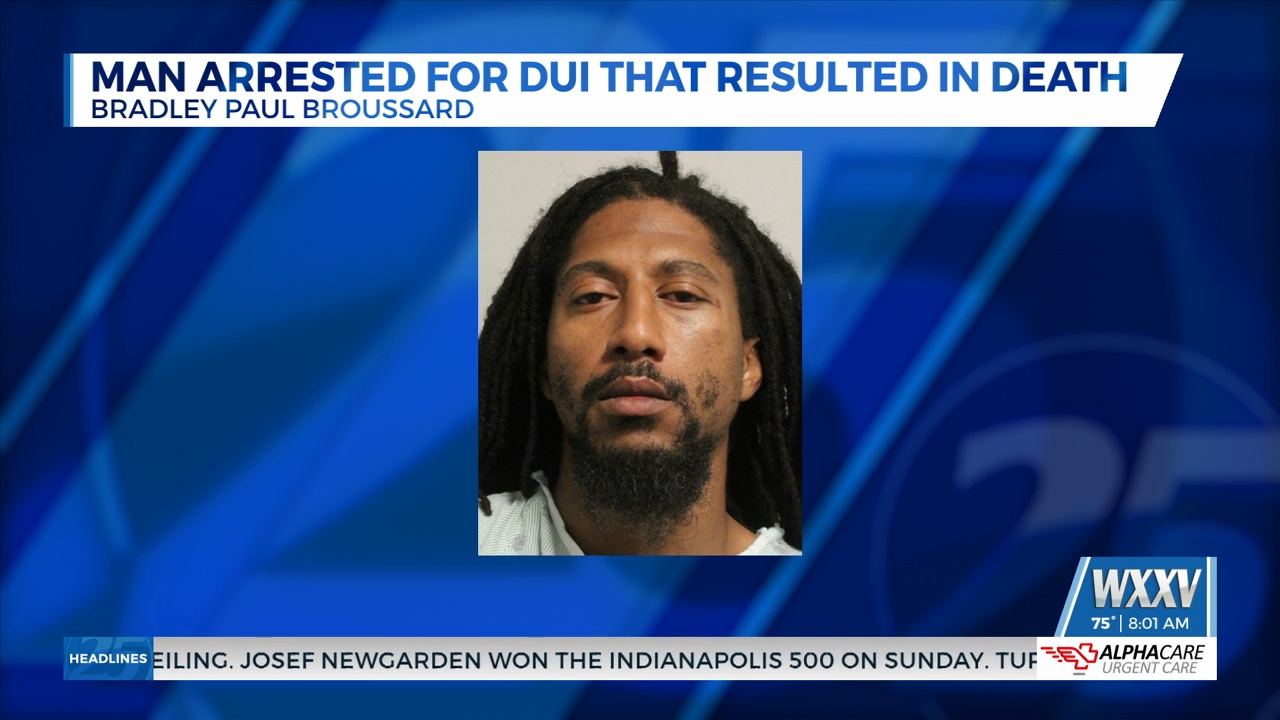 Louisiana man arrested for DUI that resulted in death in Biloxi - WXXV ...