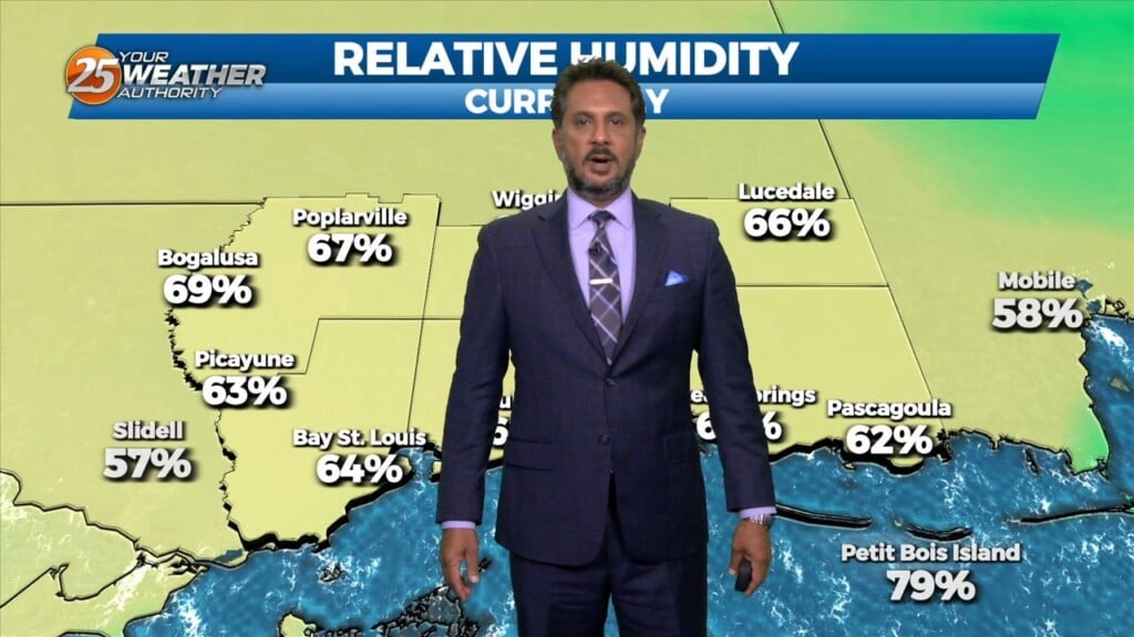 5/23 The Chief's "less Humid" Tuesday Afternoon Forecast
