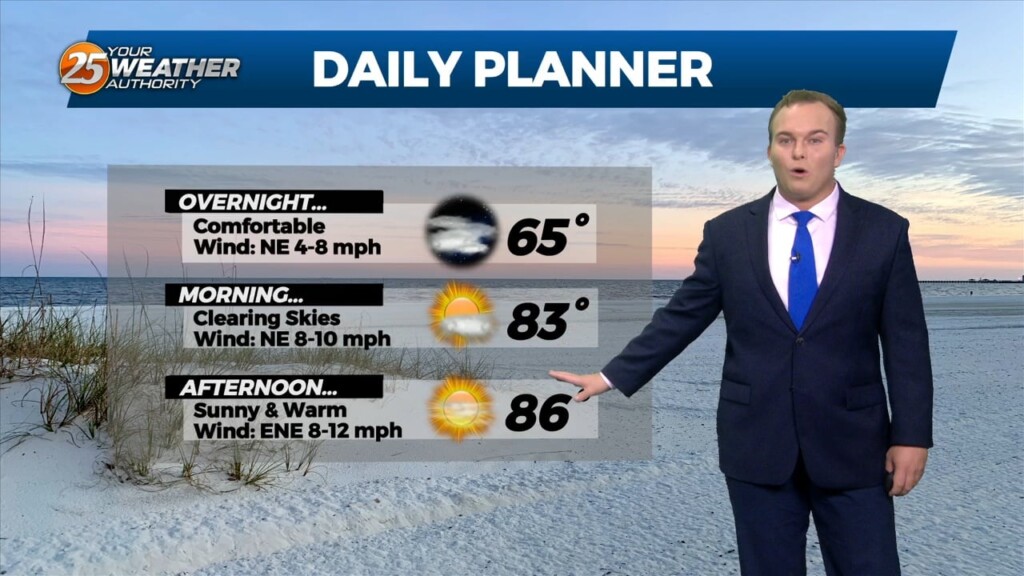5/24 Jeff's "milder End To Week" Wednesday Night Forecast