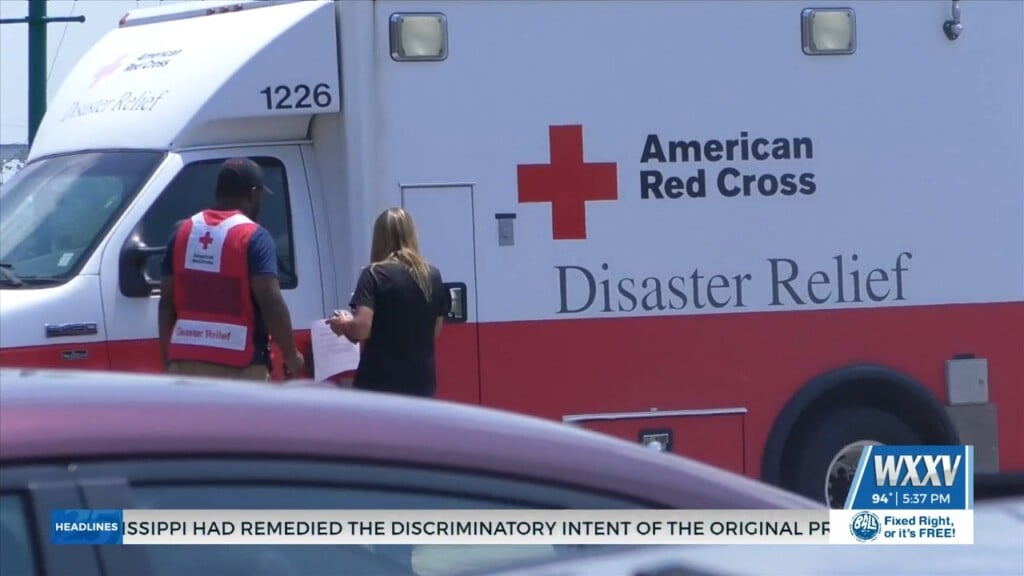 American Red Cross Closing Shelter In Moss Point