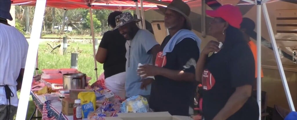 Volunteers Feeding Tornado Victims In Moss Point