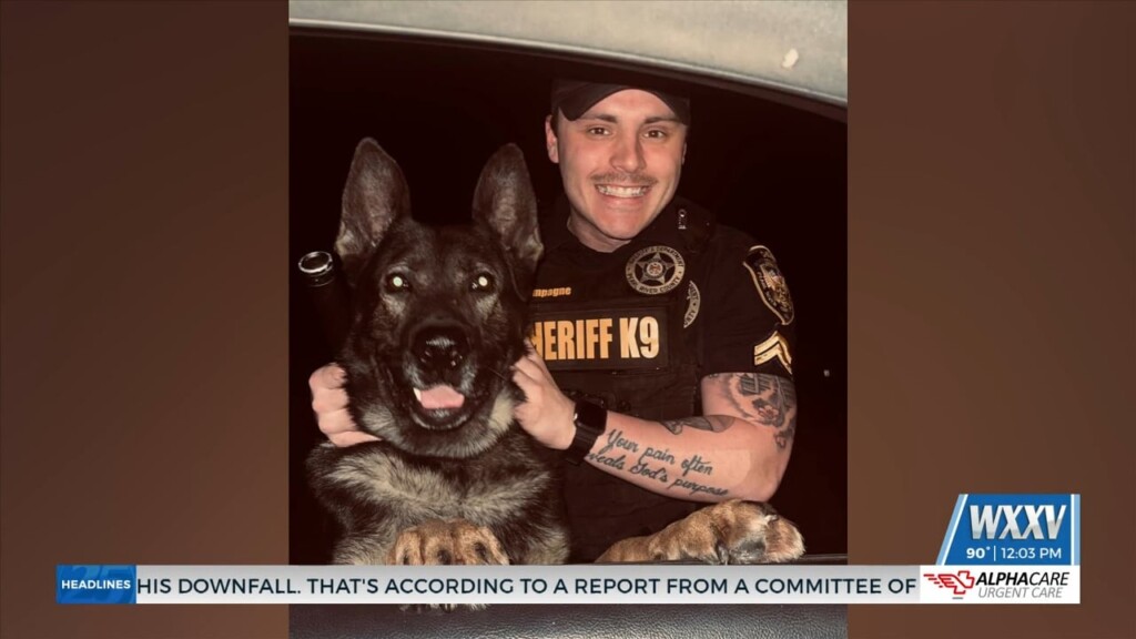 Procession For Pearl River K9 Officer Friday