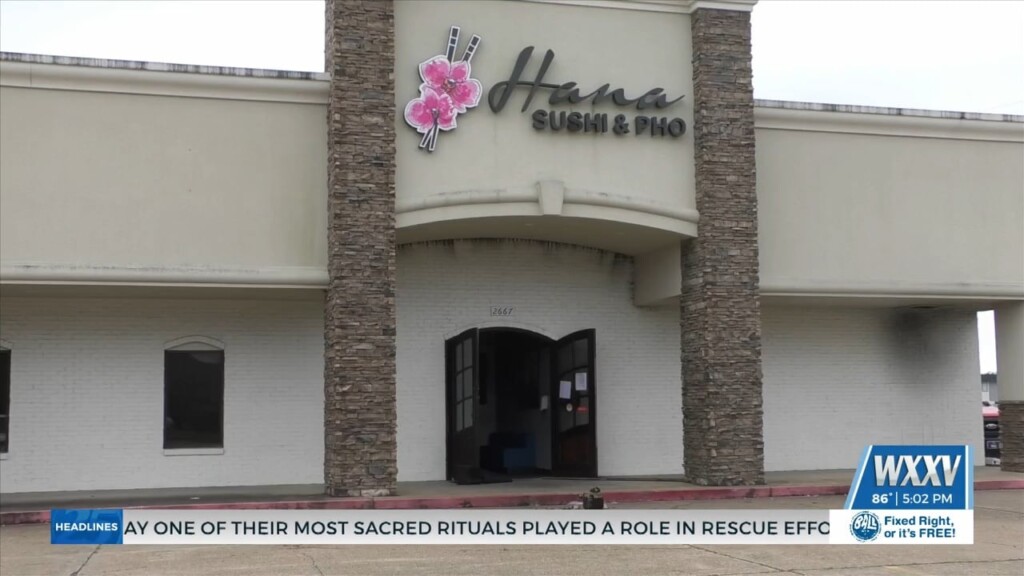 Fire At Hana Sushi And Pho In Biloxi