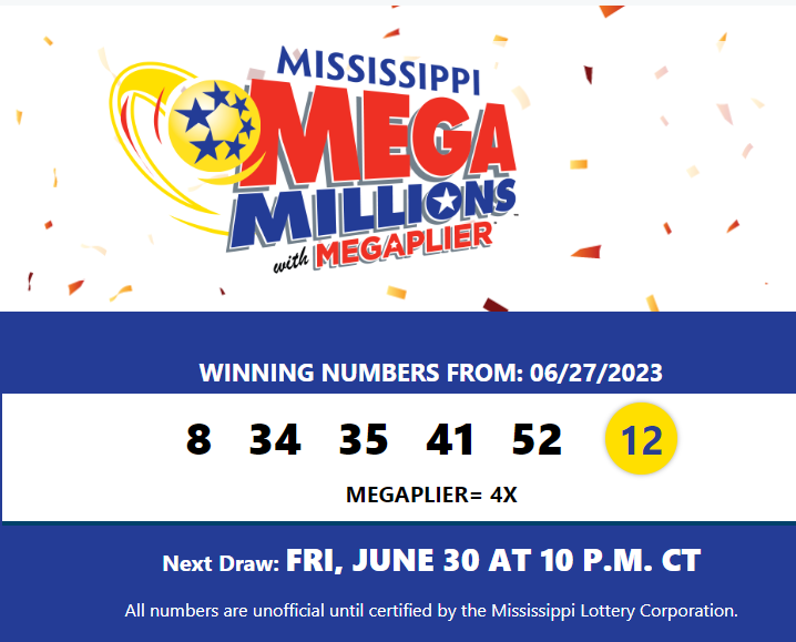 Mega Millions winning numbers for June 27th, 2023 WXXV News 25
