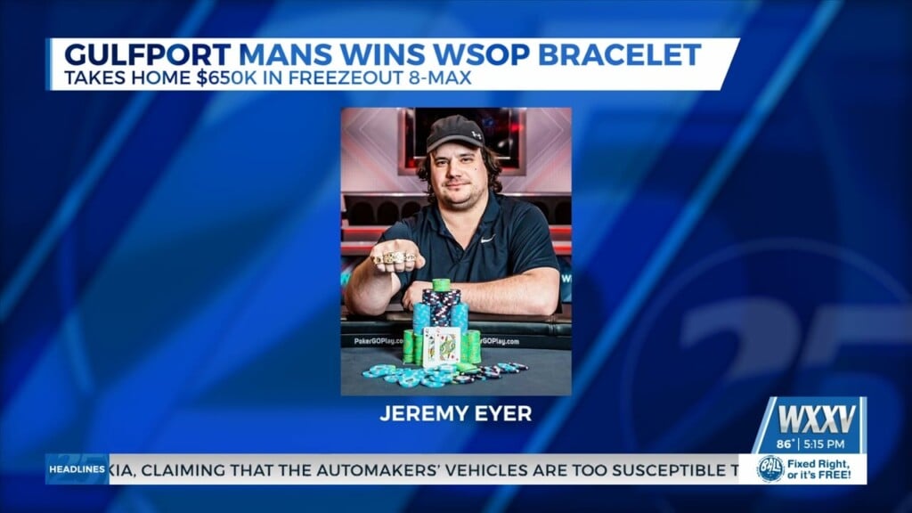Gulfport Man Wins World Series Of Poker Bracelet