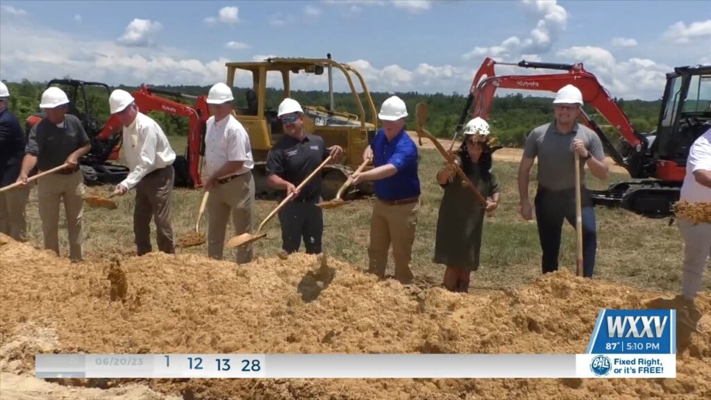 Pearl River County Industrial Park Breaks Ground