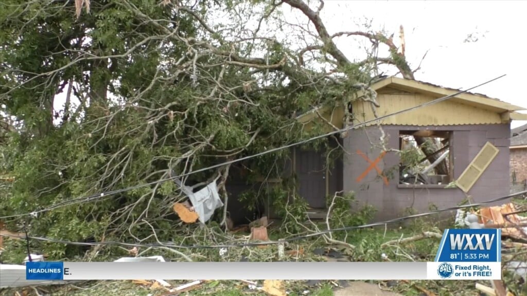 City Of Moss Point Dealing With Aftermath Of Tornado