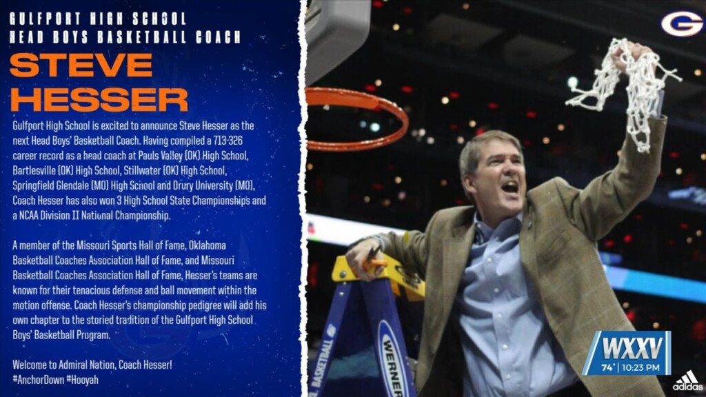 Steve Hesser Named Gulfport Boys Head Basketball Coach