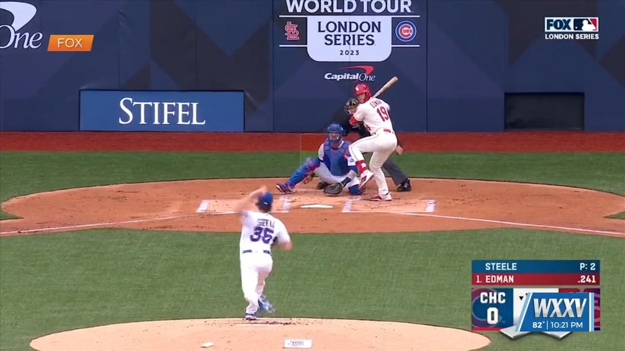 George County alum Justin Steele shines for Cubs in London - WXXV News 25